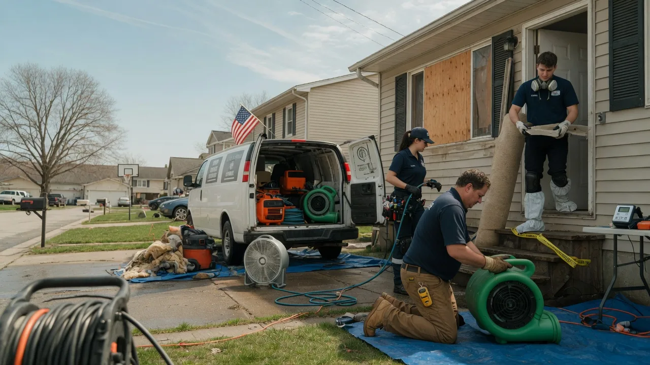 Water Damage Restoration in Streator, IL near me